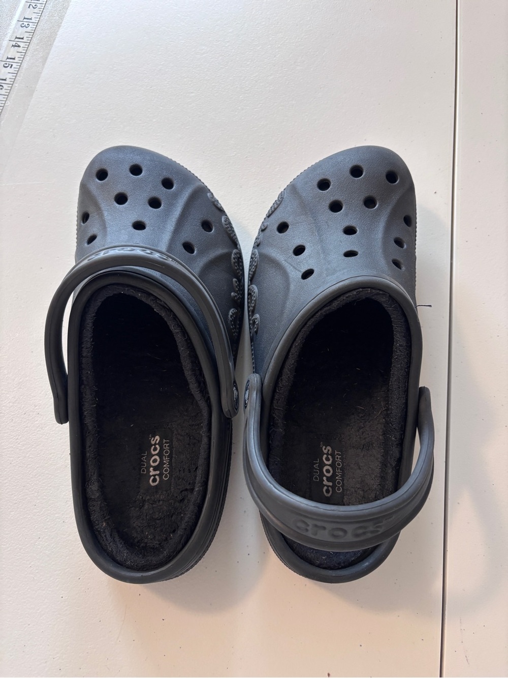 CROCS Black Classic Dasher Mens Size 9 Womens Size 11 Casual Camping Warm - Picture 5 of 7